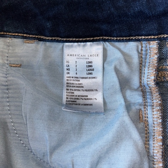 American Eagle super high waisted jeggings size 2 long - Picture 6 of 7